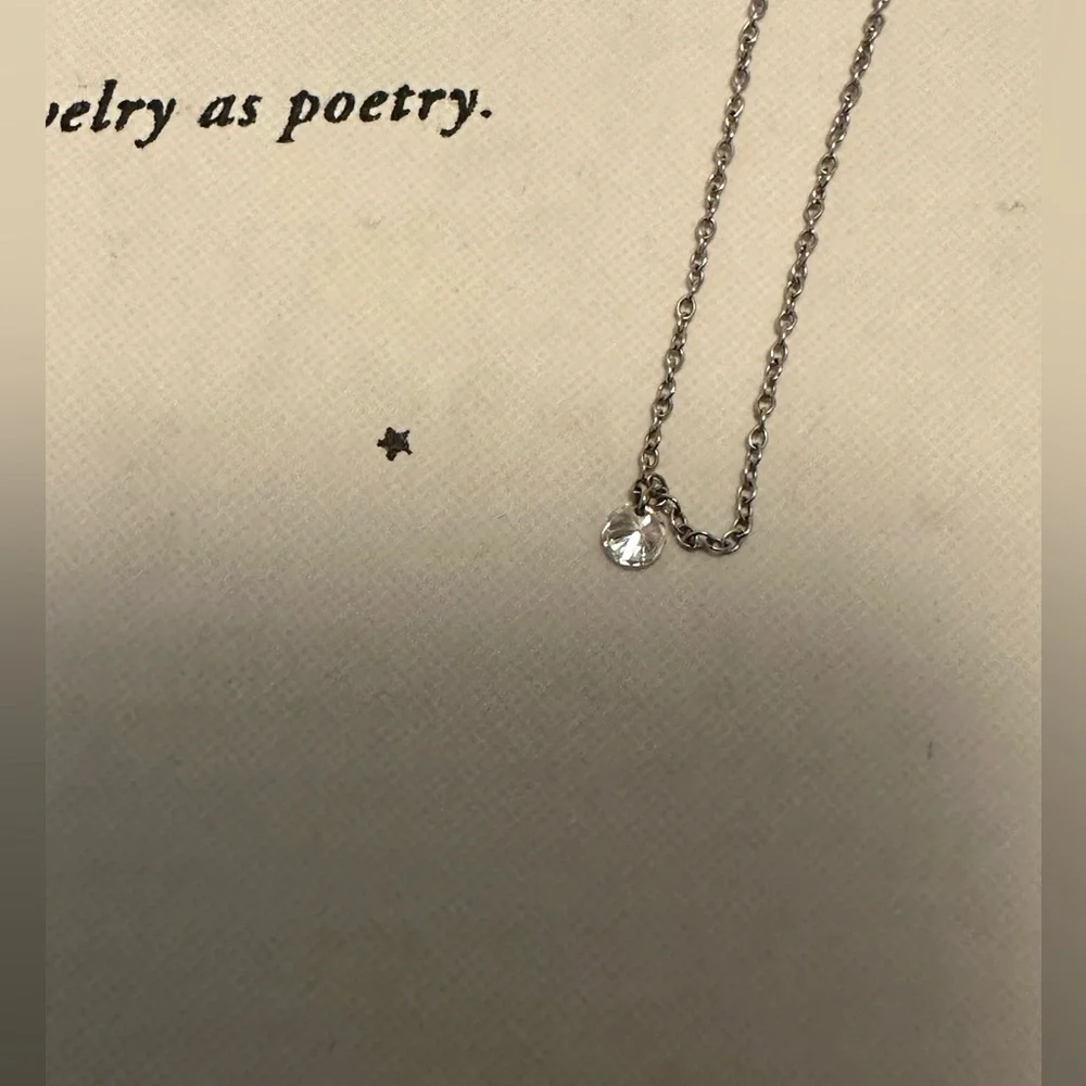 ❌SOLD❌ catbird nyc • diamond pinprick necklace solid white gold diamond - Picture 12 of 13